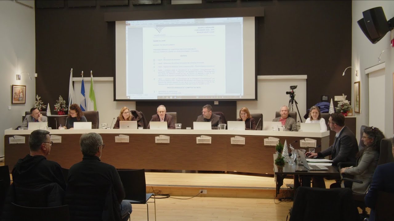 Séance du conseil municipal - 2 décembre 2024